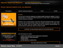 Tablet Screenshot of poznan.naprawa-maglownic.pl